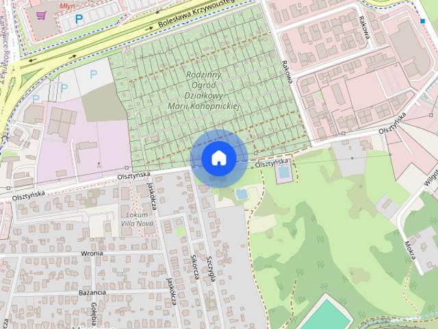 2 pok 54m2 fv 23 % ul. Olsztyńska 40 Villa Nova *Klima*Komórka*Parking
