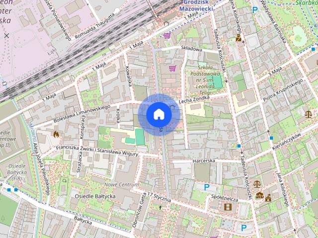 2 pok. mieszkanie do wynajmu w centrum Grodziska M