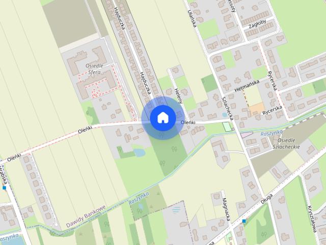 2 pok. mieszkanie z garderobą z miejscem postojowym, Dawidy Bankowe