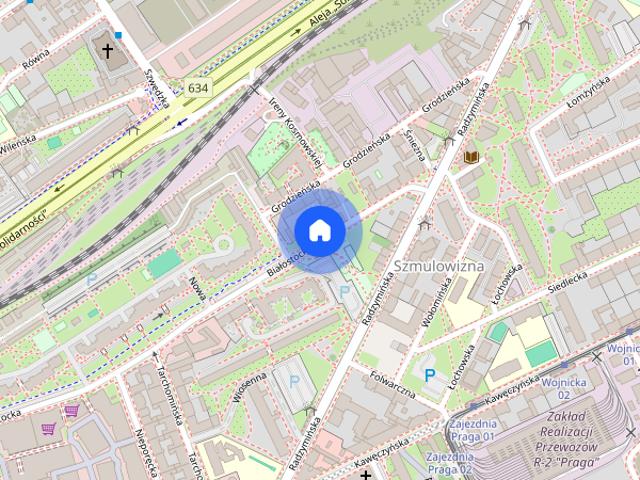 2 pok Praga Północ Loggia Widna Kuchnia Metro