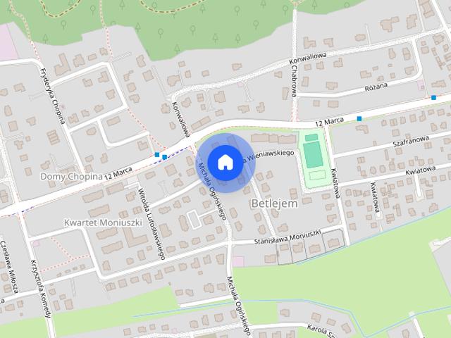 2 pokoje | 43 m² Internet i TV w cenie | Alarm | Reda Betlejem