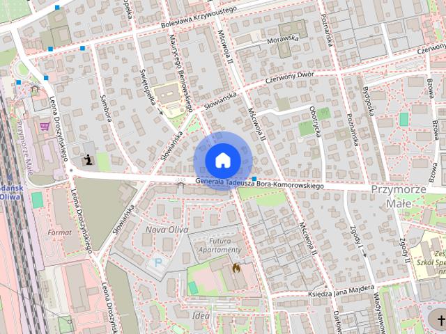 2 pokoje 44 m |Oliwa|UG, Obc i SKM|Garaż|Balkon
