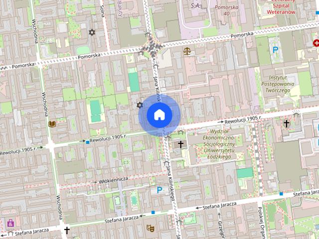 2 pokoje | 44 m² | I piętro | centrum Łodzi | przy