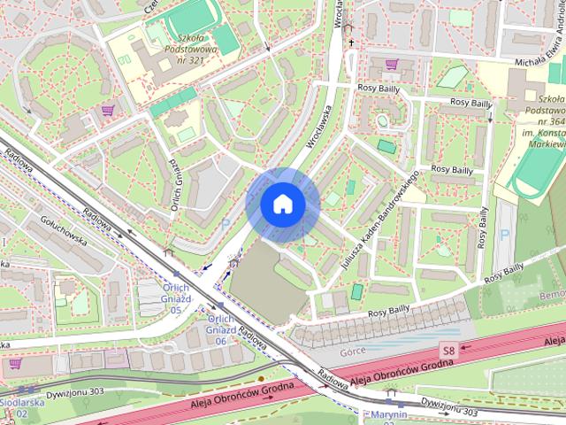 2 pokoje, 45,6 m² | Oddzielna kuchnia | Bemowo