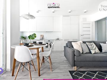 2 pokoje 45,83m2, balkon ładny widok komórka hala