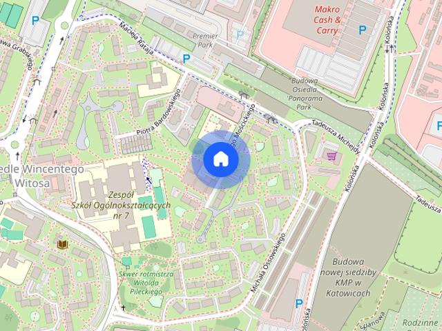 2 pokoje | 49 m² | Katowice | A4 | osobna kuchnia