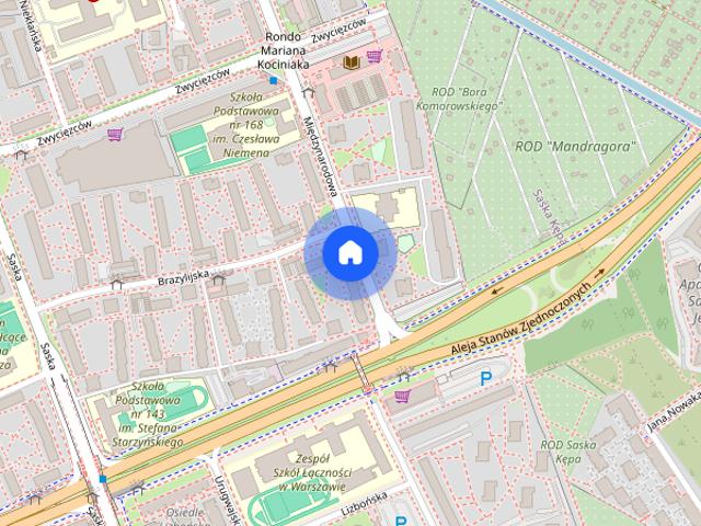 2 pokoje | 36,7 m2 | Praga Południe| balkon | ul. Międzynarodowa 33