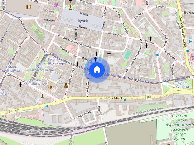 2 pokoje w centrum miasta przy Agorze