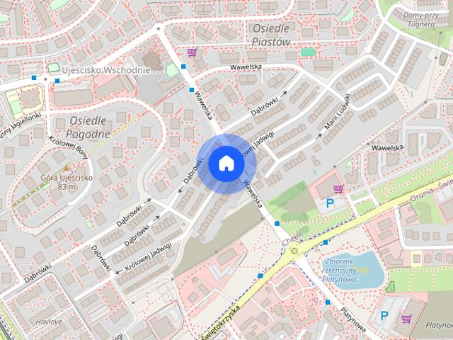 2 pokoje z balkonem | Miejsce postojowe | Tramwaj