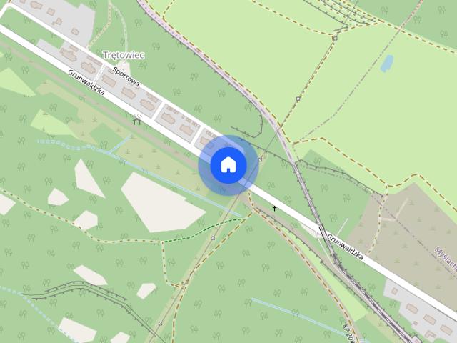 2 pokoje z dużym balkonem w Trzebini