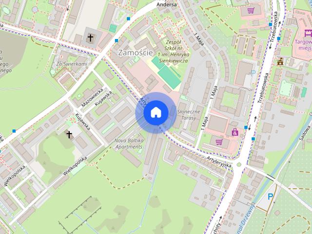 2 pokoje z 2022r. / 44m2/ prywatny parking / całorocznie