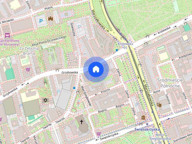 2 pokoje Ścisłe centrum Warszawy ul. Królewska