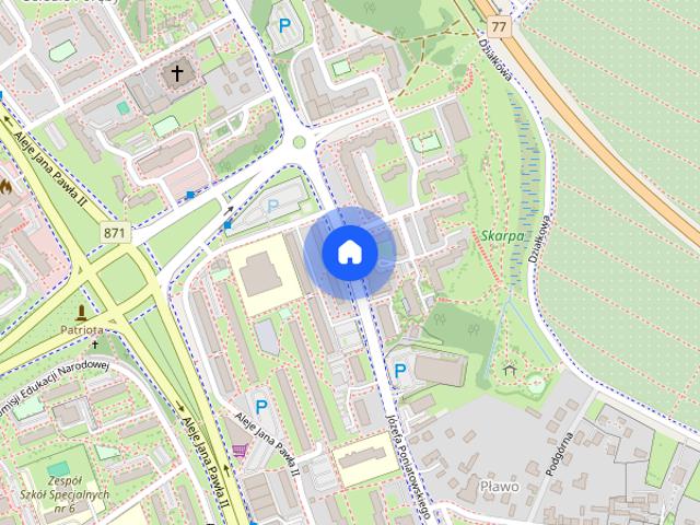 2 pokoje | Poniatowskiego | 32 m² | umeblowane