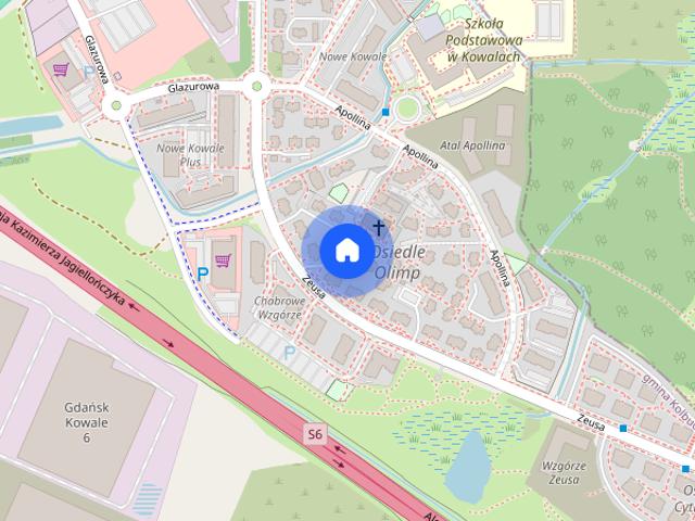 2 pokoje | prywatne miejsce post. | Os Cytrusowe | narożny balkon
