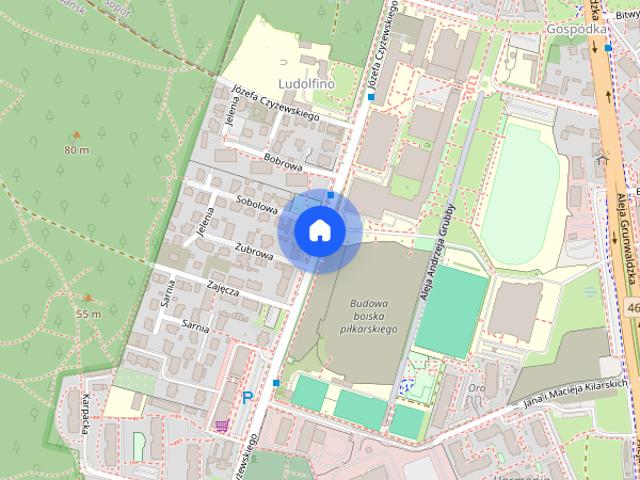 2 pokoje przy AWFiS Gdańsk Oliwa