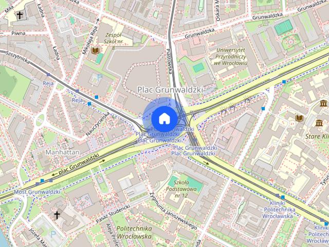2 pokoje przy Politechnice | Plac Grunwaldzki