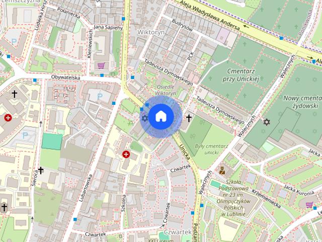 2 pokoje przy UM Chodźki Klima Unicka centrum rent