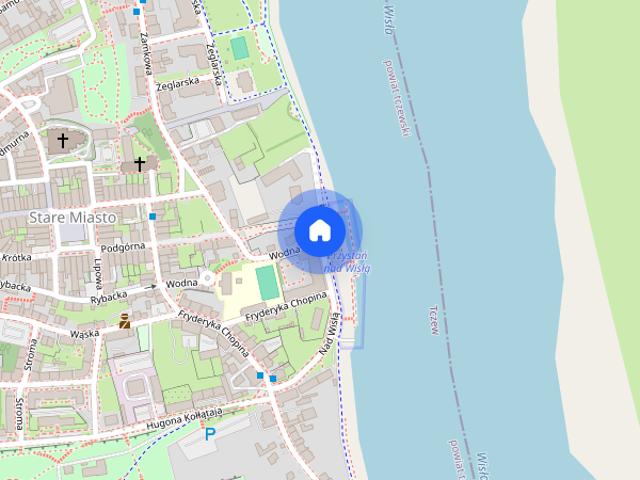 2 pokojowy apartament nad Wisłą