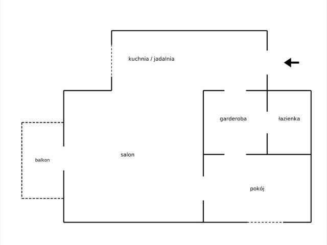 2 pokojowe mieszkanie 54 m² z balkonem Ursynów Natolin
