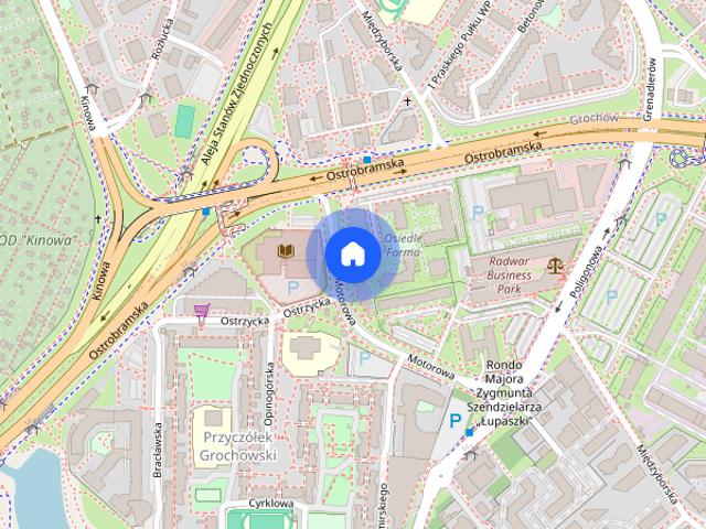 2 pokojowe mieszkanie 54m2, 7. piętro, widok na centrum