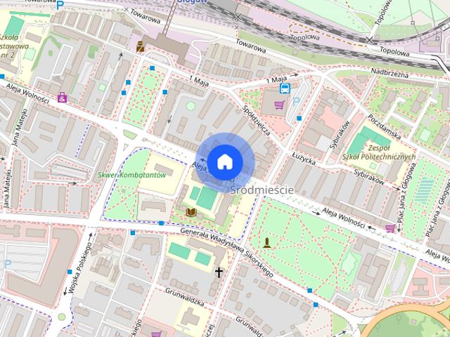 2 pokojowe mieszkanie || centrum głogowa || na wynajem || nowa cena!