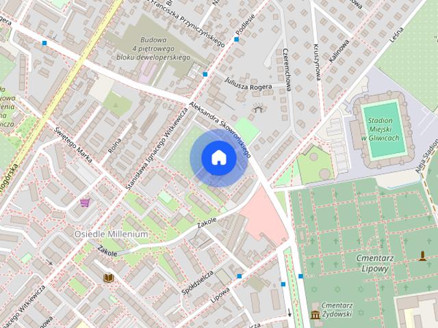 2 pokojowe mieszkanie – Gliwice, ul. Kolejarzy 8