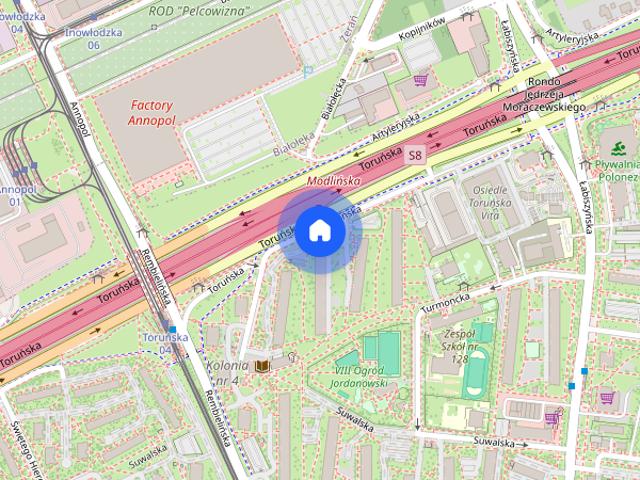 2 pokojowe mieszkanie do wprowadzenia – Warszawa, ul. Toruńska 80