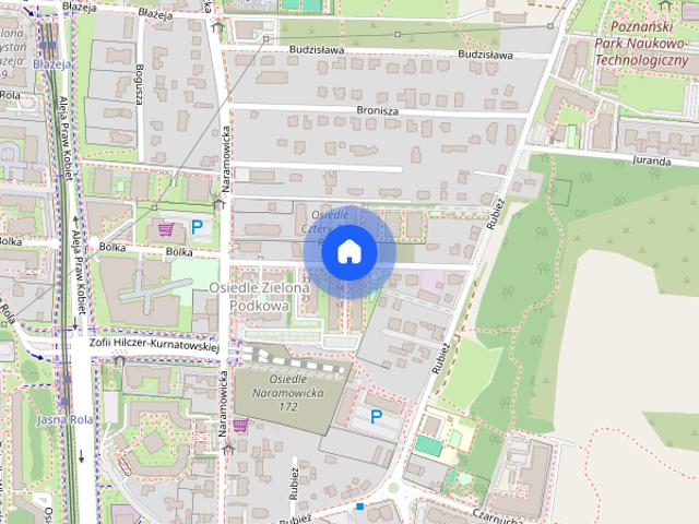 2 pokojowe mieszkanie na Naramowicach z ogrodzonym parkiem i boiskiem