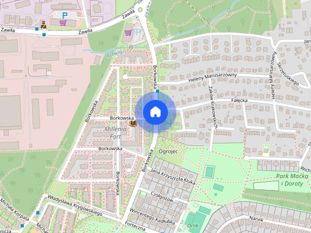 2 pokojowe mieszkanie przy Lesie Borkowskim | parking | 41 m2