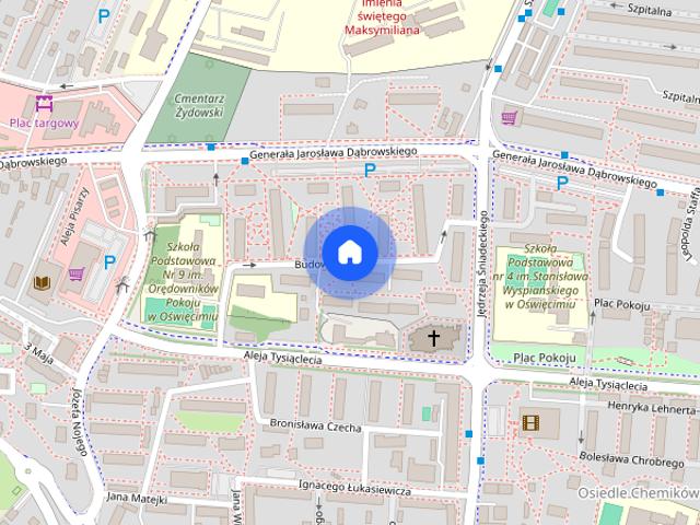 2 pokojowe mieszkanie w centrum osiedla