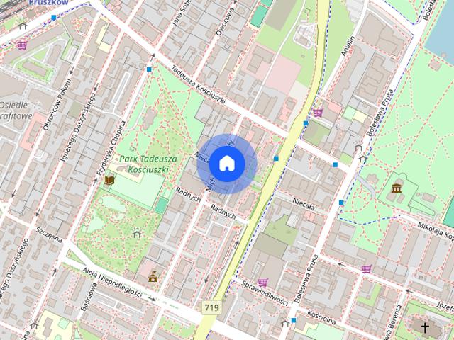 2 pokojowe mieszkanie w centrum Pruszkowa