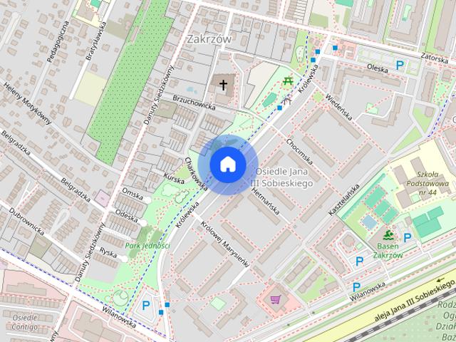 2 pokojowe mieszkanie z balkonem ul. Królewska