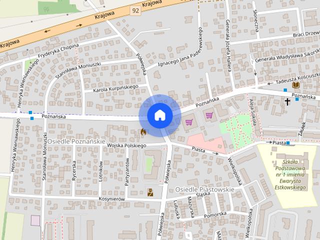 2 pokojowe w centrum Kostrzyna