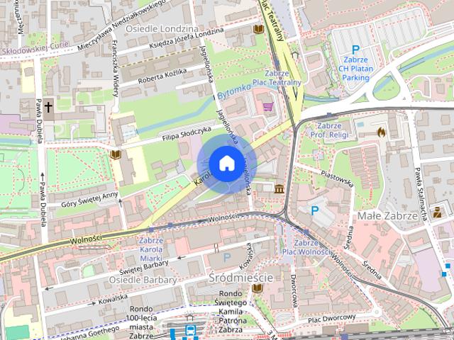 2 pokojowe, Zabrze Centrum, z garażem! Idealne dla studentów ŚUM