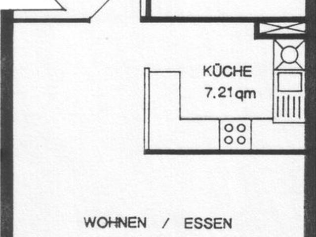2 Raum Wohnung, 65,9 m² mit Balkon und Fußbodenheizung im Grünen