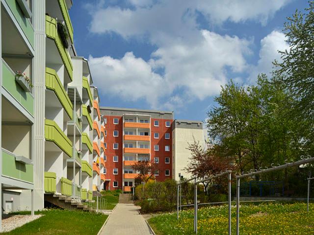 2 Raum Wohnung im Erdgeschoss mit Balkon auf dem südlichen Sonnenberg