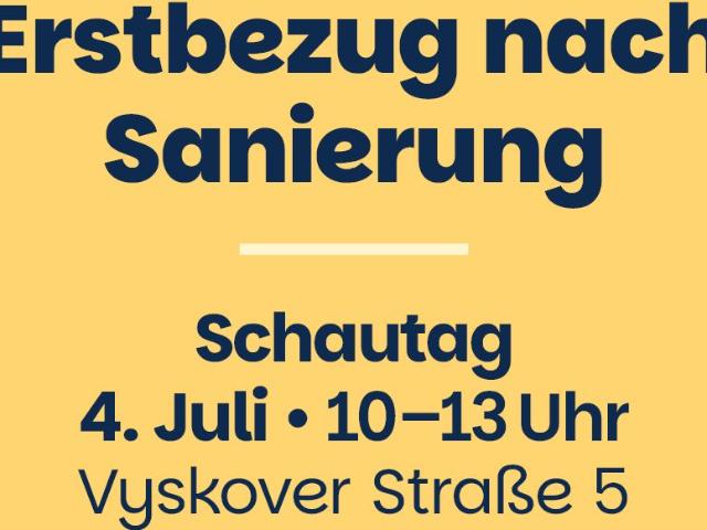 2 Raum Wohnung mit großem Bad und Aufzug