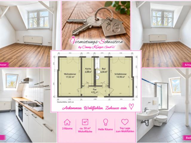 2 Raum Wohnung mit EBK in ruhiger Lage