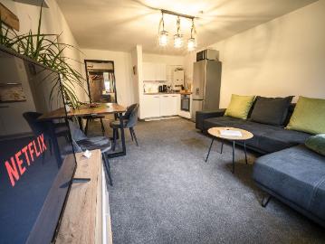 2 room apartment, Smart TV, Internet, Central location, Dortmund Amsterdam Apartments for Rent