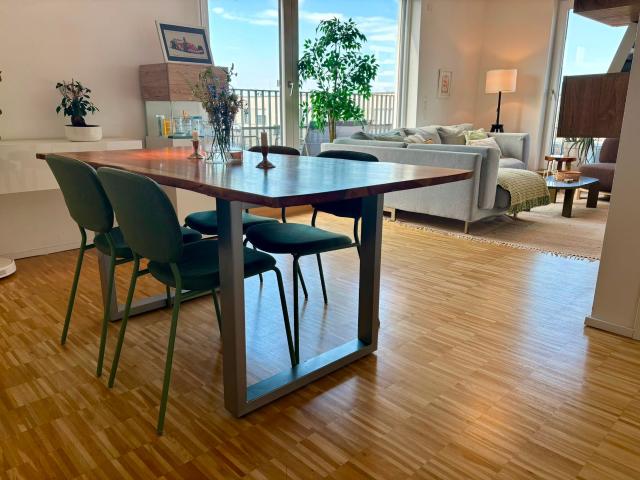 2 Room Penthouse Apartment with 18m² Rooftop Terrace – Fully Equipped & Home Office Ready