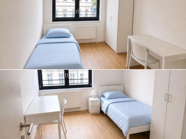 2 Rooms, Each with a Single Bed and Desk Modern New Build Apartment in Mülheim an der Ruhr, Mulheim an der Ruhr Amsterdam Apartments for Rent