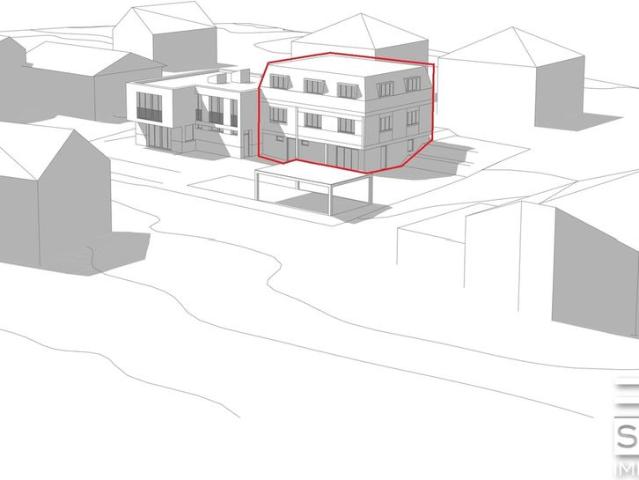 2 superbes appartements neufs de 4½ pièces situés aux 1er et 2e étages