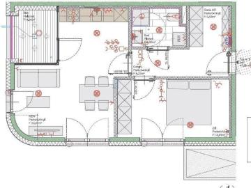 Etagenwohnung for rent in 6900