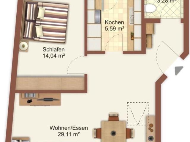 2 Schlafzimmer Wohnung Mainz Deutschland 104229361