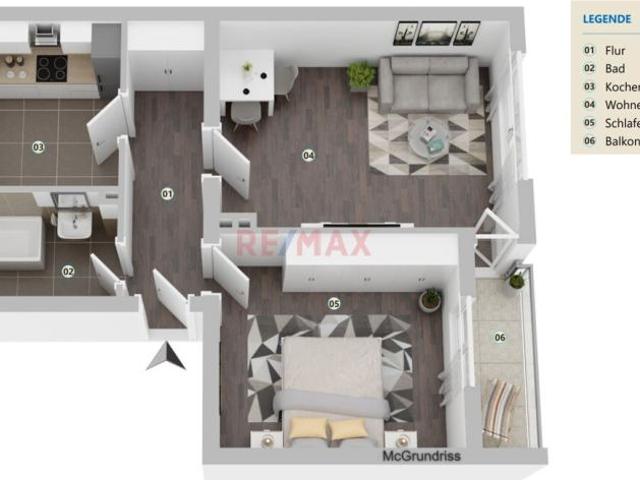 2 Schlafzimmer Wohnung Frankenthal Frankenthal 105805540
