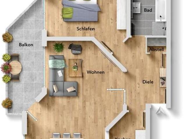 2 Schlafzimmer Wohnung Gelnhausen Deutschland LS95633225