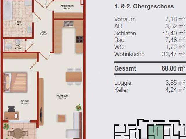 2 Schlafzimmer Wohnung Linz AUT 101437634