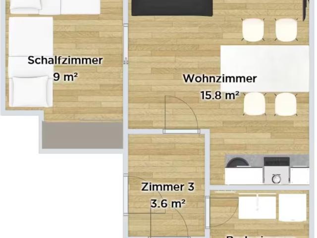 2 Schlafzimmer Wohnung Vienna Vienna 98426906