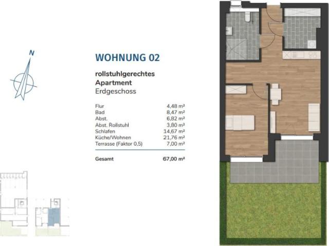 2 Schlafzimmer Wohnung Wilhelmshaven Deutschland 96818291