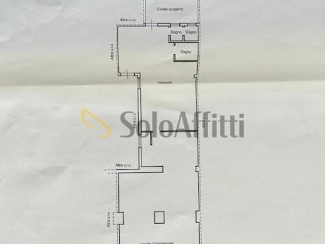 2 vetrine Via Melo da Bari 125 bilocale 160mq